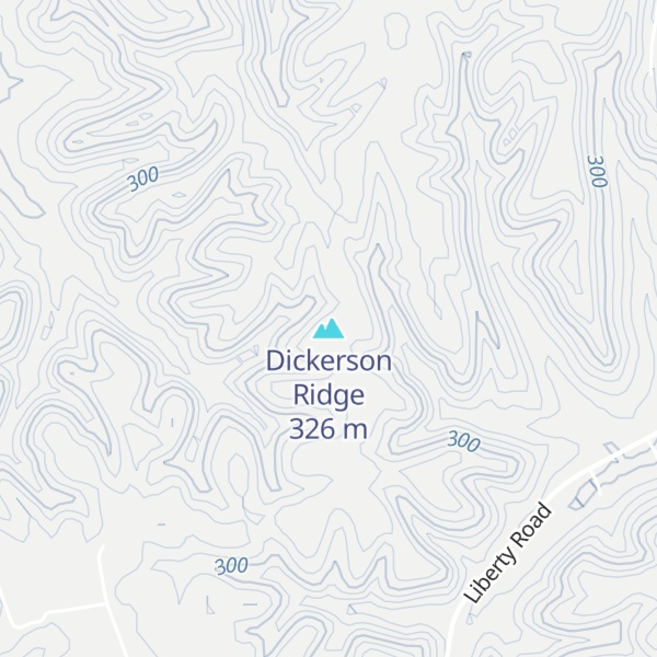 Map of Dickerson Ridge