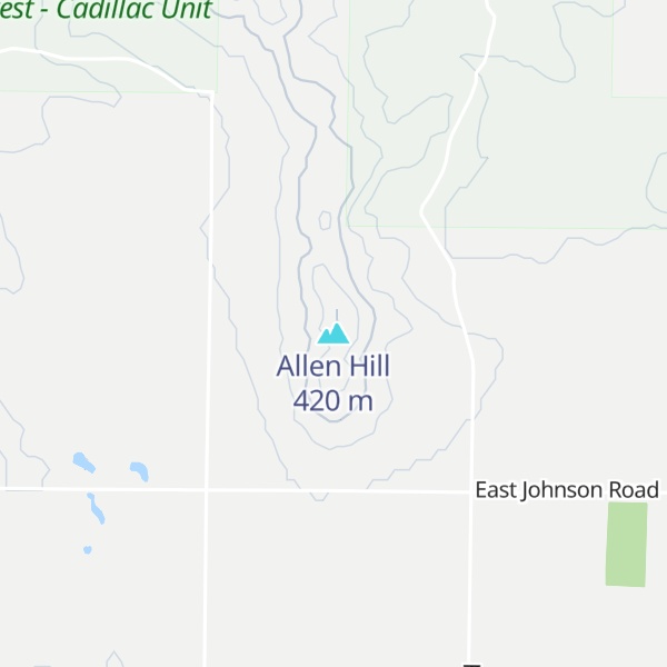 Map of Allen Hill