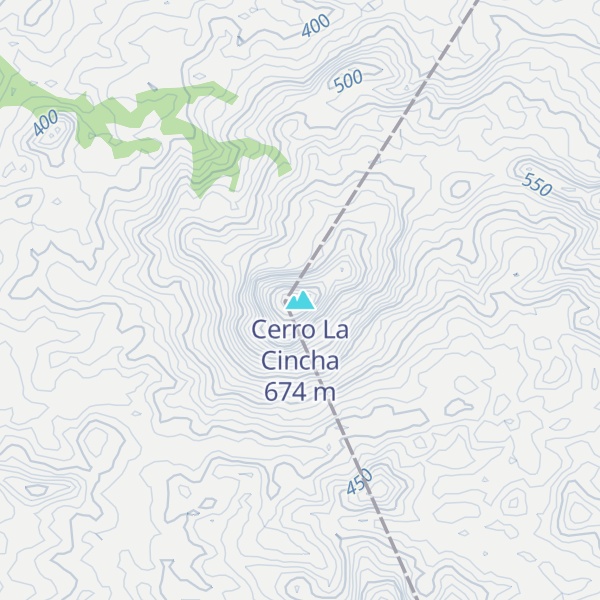 Map of Cerro La Cincha