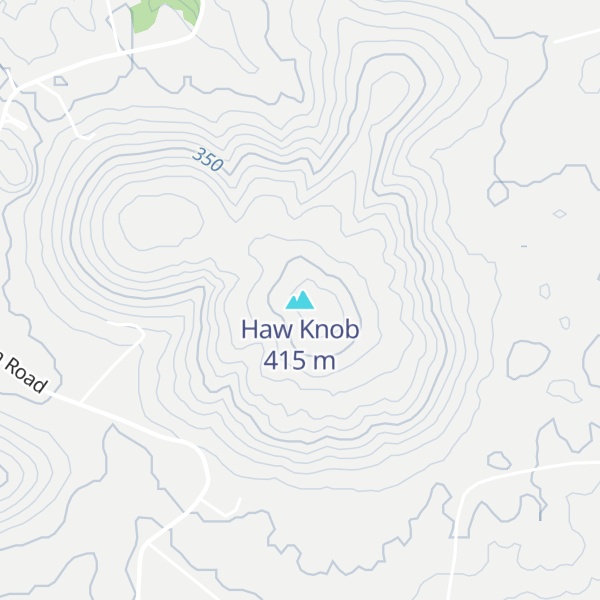 Map of Haw Knob