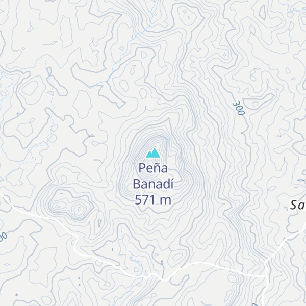 Map of Peña Banadí