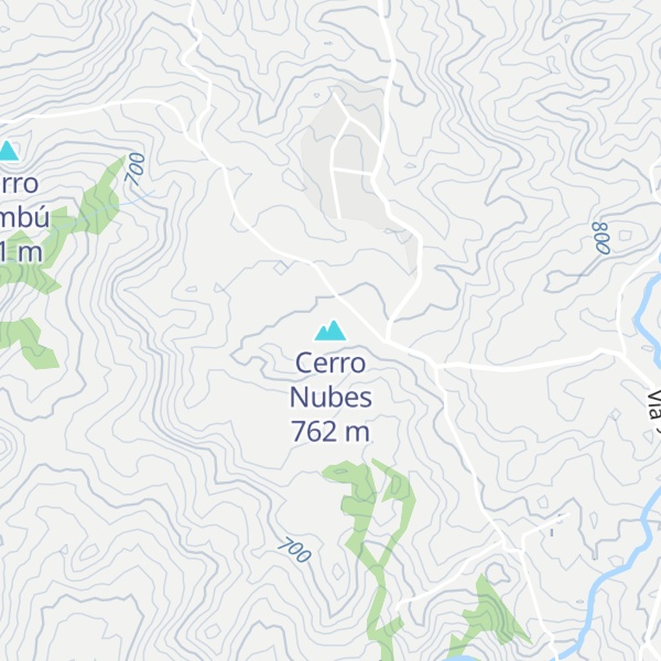 Map of Cerro Nubes