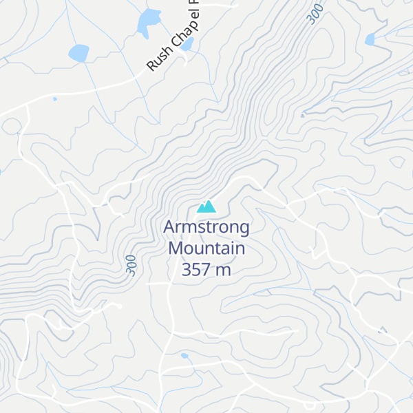 Map of Armstrong Mountain