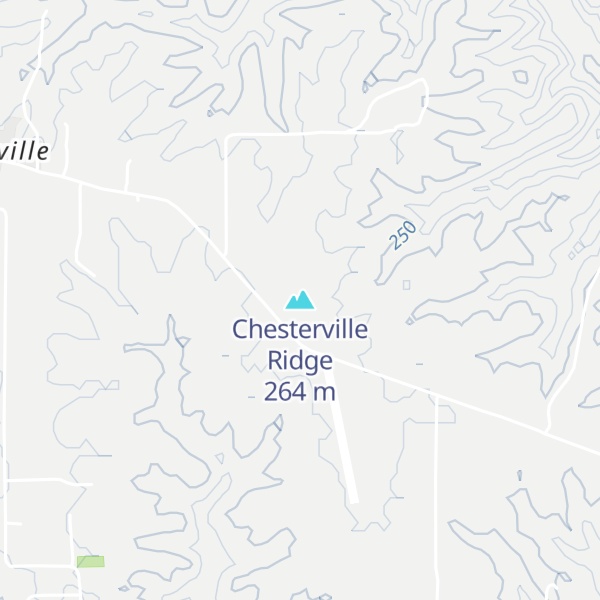 Map of Chesterville Ridge