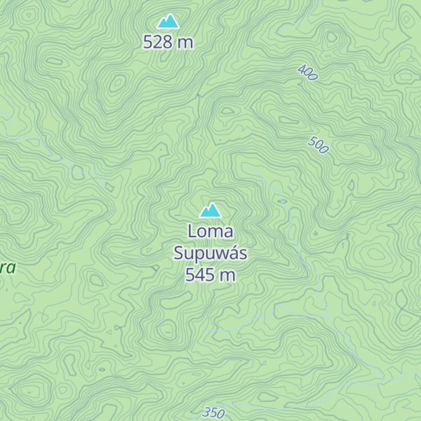 Map of Loma Supuwás