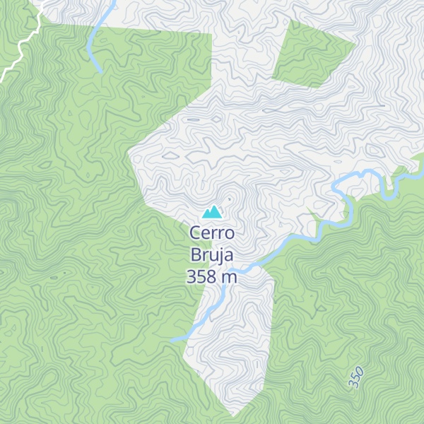 Map of Cerro Bruja