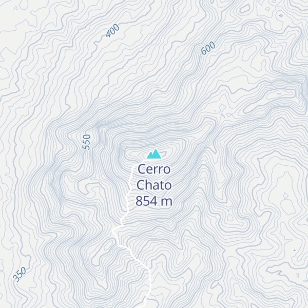 Map of Cerro Chato