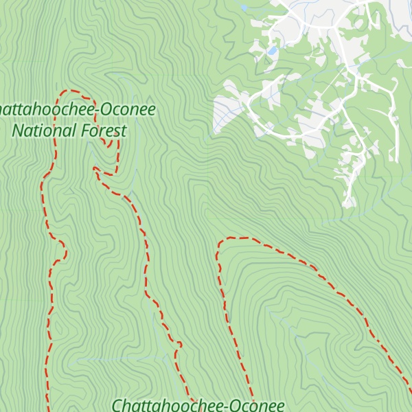 Map of Hurricane Mountain
