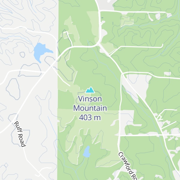 Map of Vinson Mountain