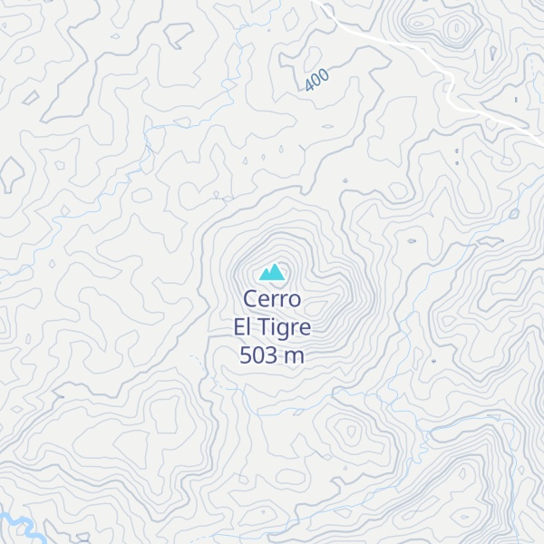 Map of Cerro El Tigre