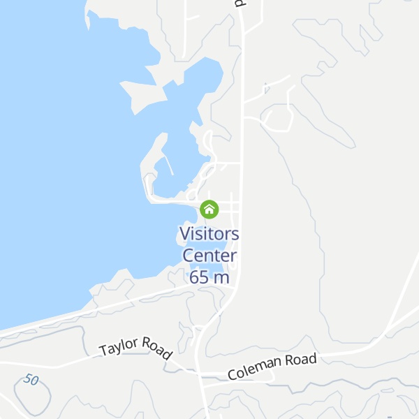 Map of Visitors Center