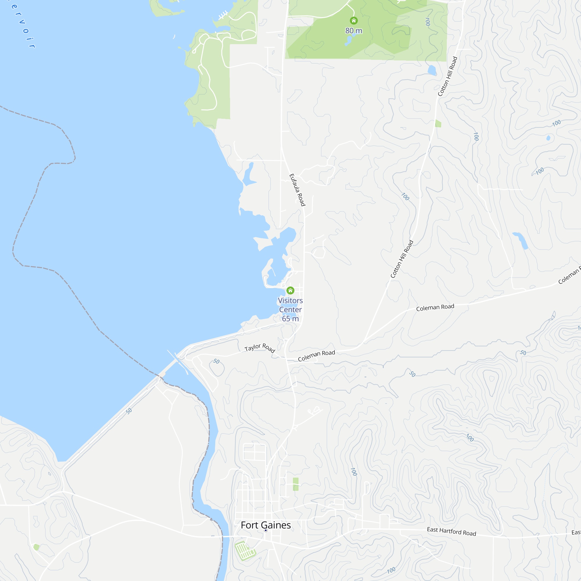 Visitors Center map