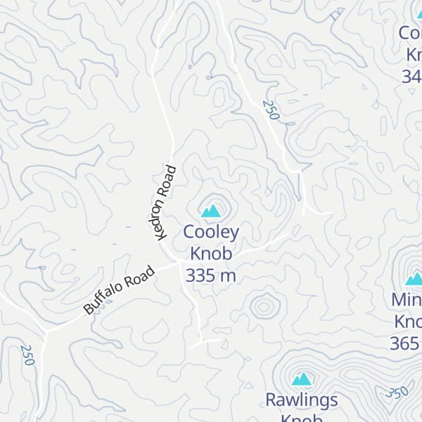 Map of Cooley Knob