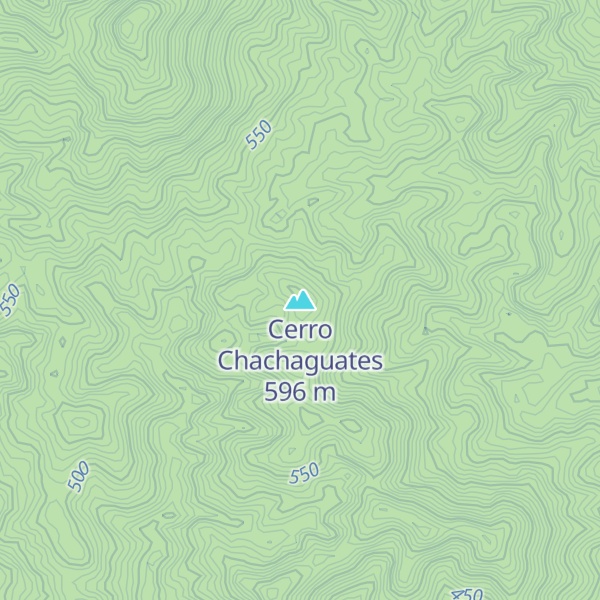 Map of Cerro Chachaguates