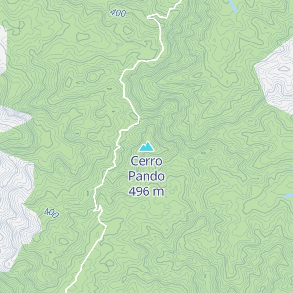 Map of Cerro Pando