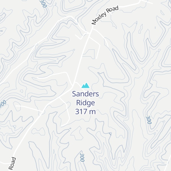 Map of Sanders Ridge