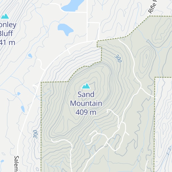 Map of Sand Mountain
