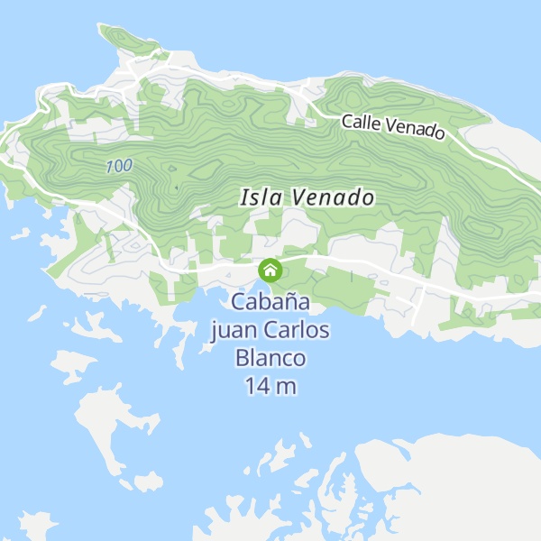 Map of Cabaña juan Carlos Blanco