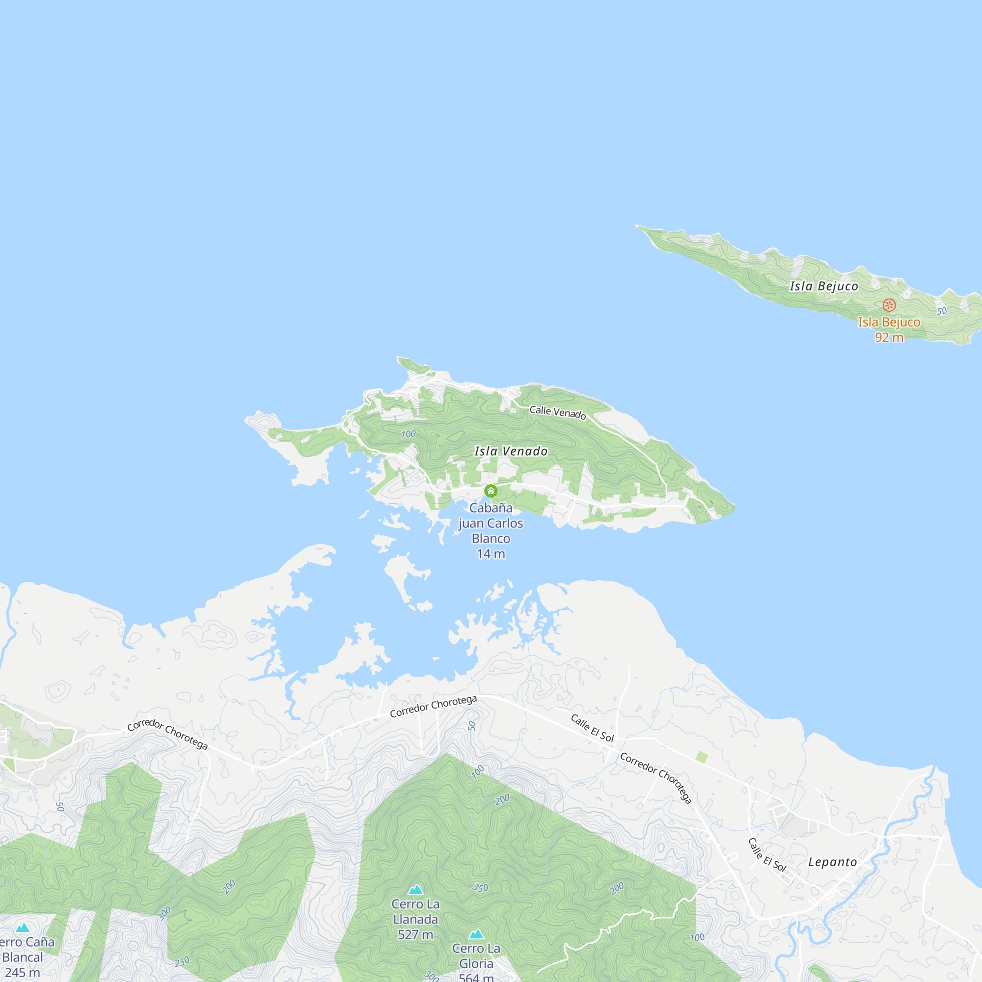 Cabaña juan Carlos Blanco map
