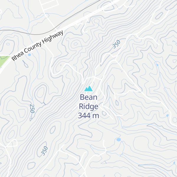 Map of Bean Ridge