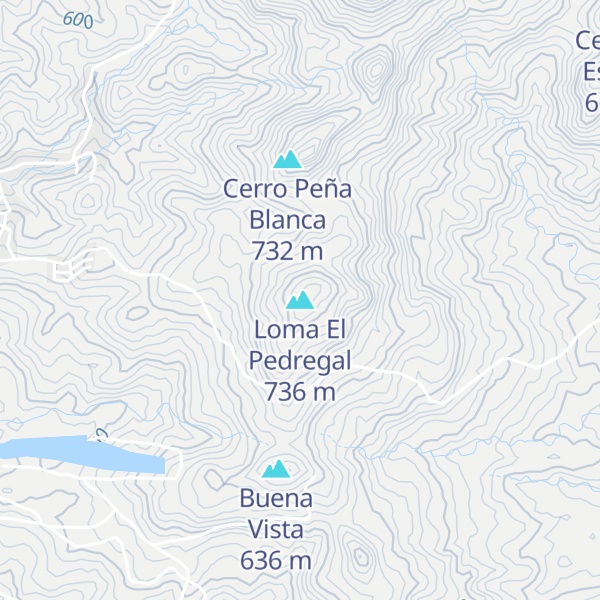 Map of Loma El Pedregal