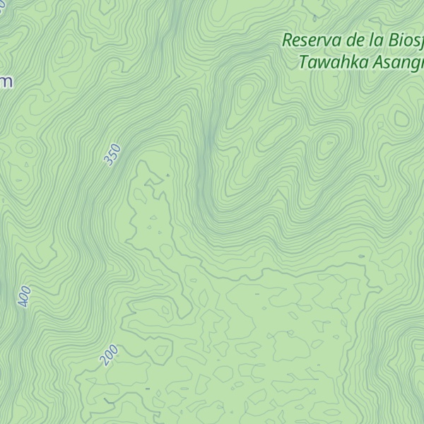 Map of Monte El Boquerón
