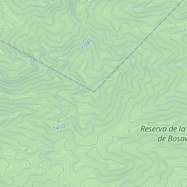 Map of Cerro El Toro