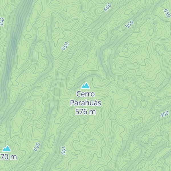 Map of Cerro Parahuás