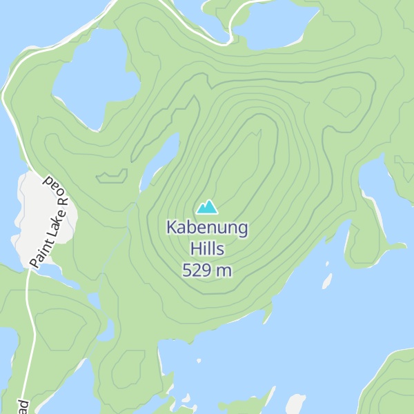 Map of Kabenung Hills