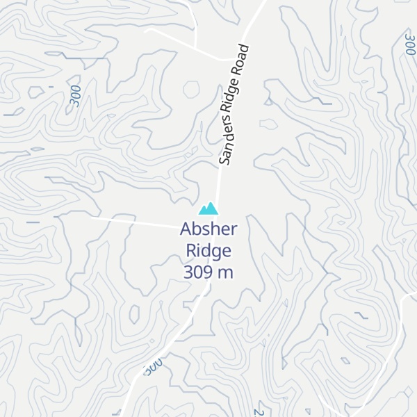 Map of Absher Ridge