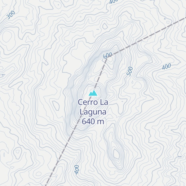 Map of Cerro La Laguna