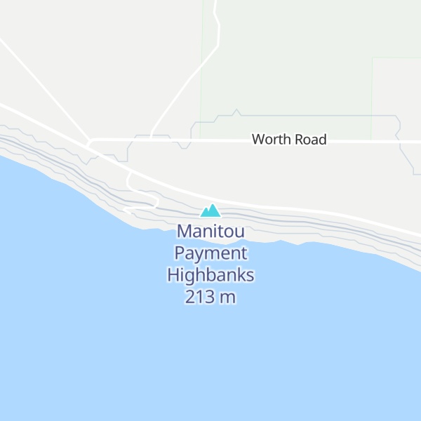 Map of Manitou Payment Highbanks