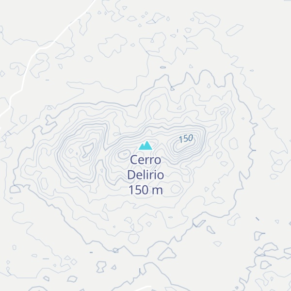 Map of Cerro Delirio