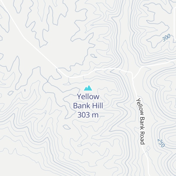 Map of Yellow Bank Hill