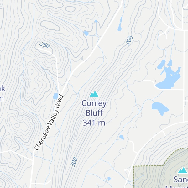 Map of Conley Bluff