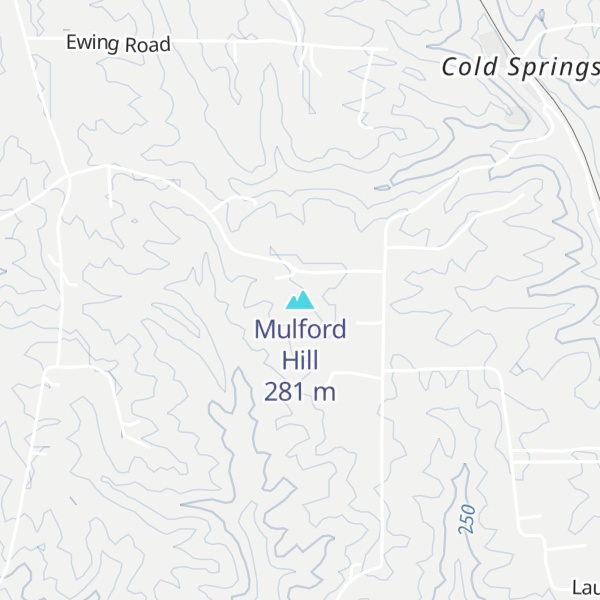 Map of Mulford Hill