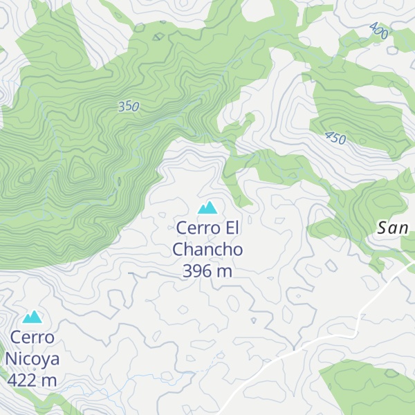 Map of Cerro El Chancho