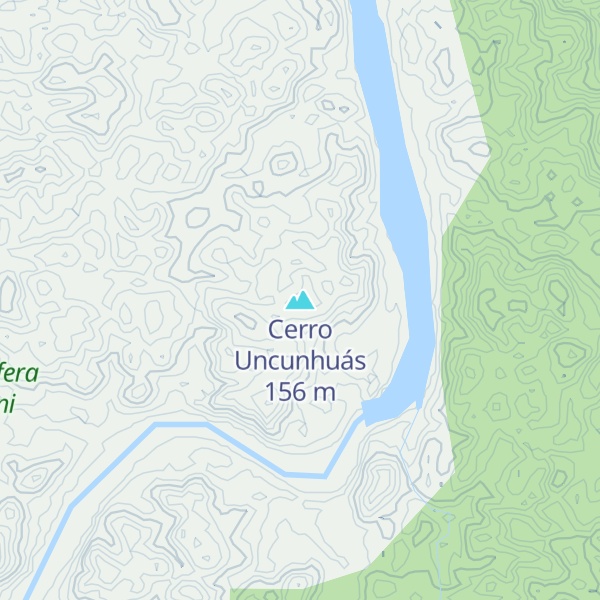 Map of Cerro Uncunhuás