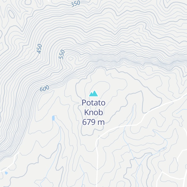 Map of Potato Knob