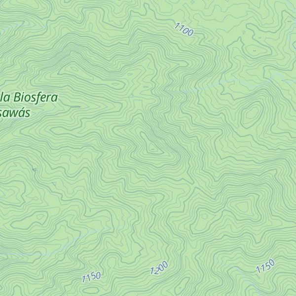 Map of Cerro Las Quebradas