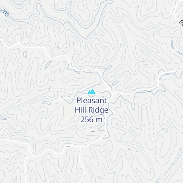 Map of Pleasant Hill Ridge