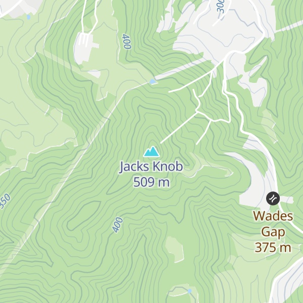 Map of Jacks Knob