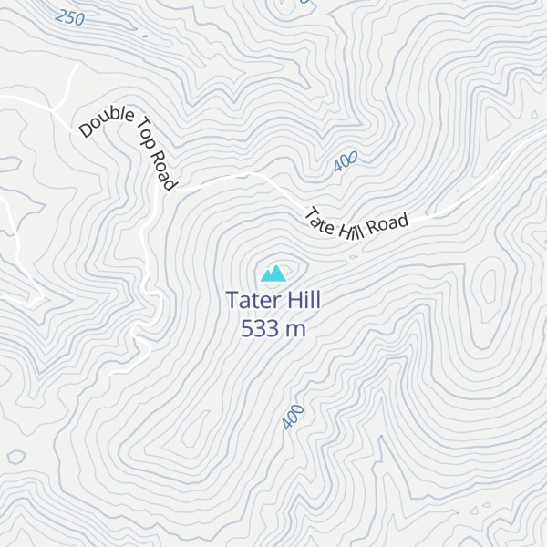Map of Tater Hill