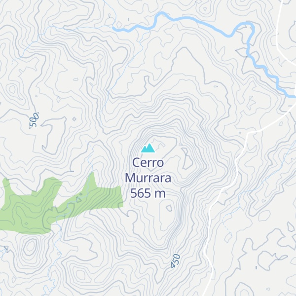 Map of Cerro Murrara
