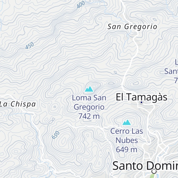 Map of Loma San Gregorio