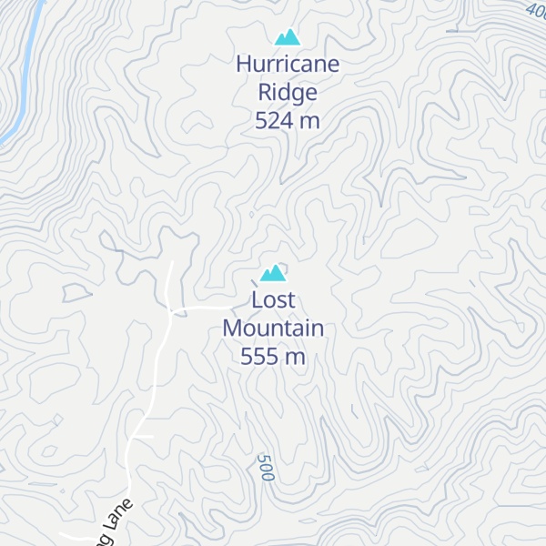 Map of Lost Mountain