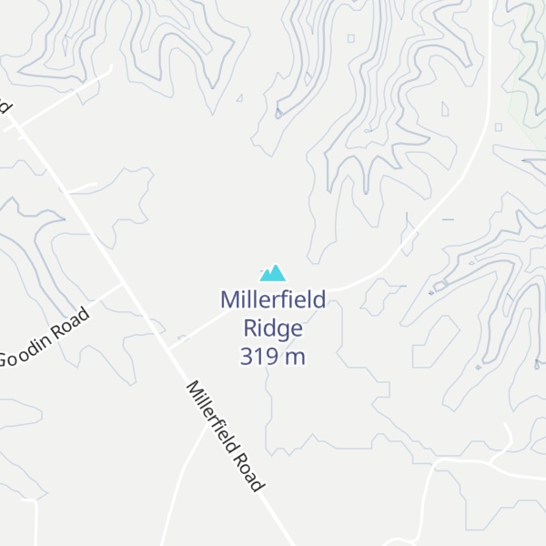 Map of Millerfield Ridge