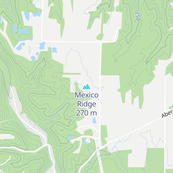 Map of Mexico Ridge