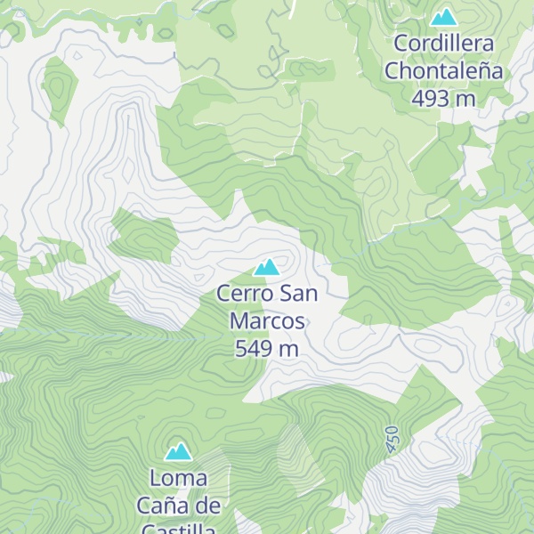 Map of Cerro San Marcos