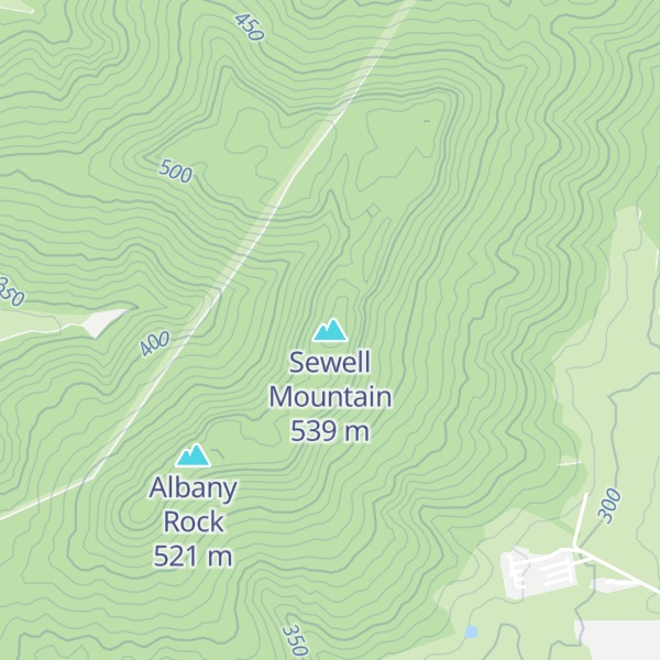 Map of Sewell Mountain